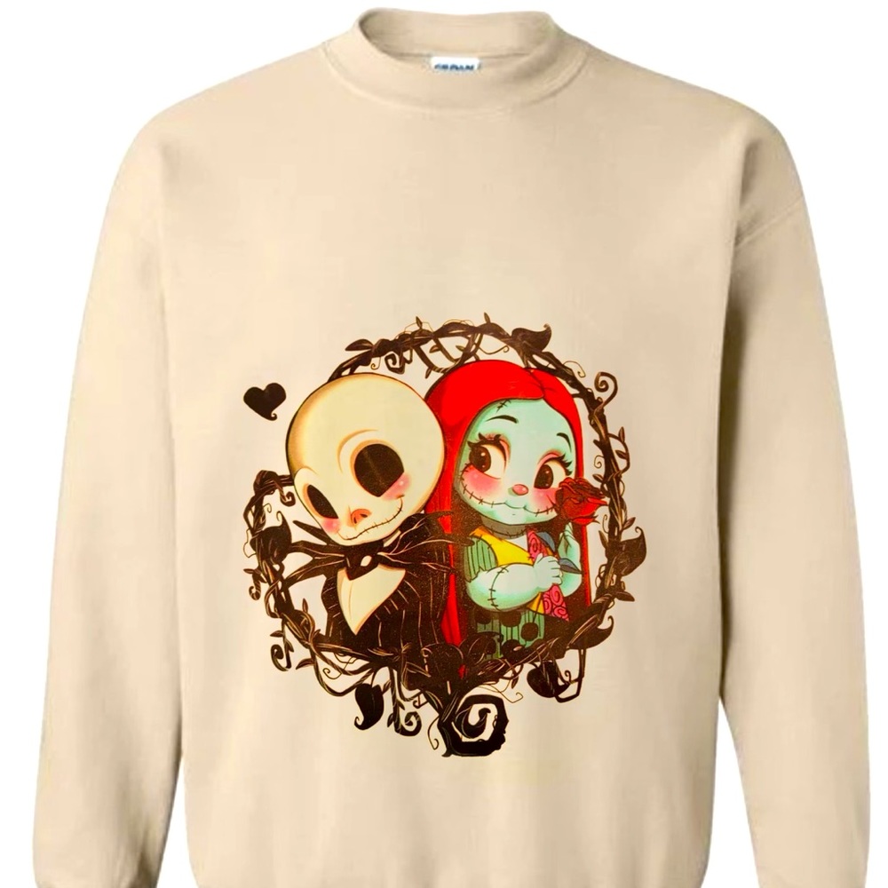 Baby Jack and Sally sweater